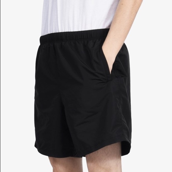 Our Legacy Other - Our Legacy black elastic waist swim trunk shorts